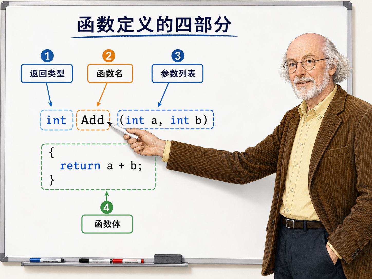 C++ 函数给一段逻辑起名字示意图