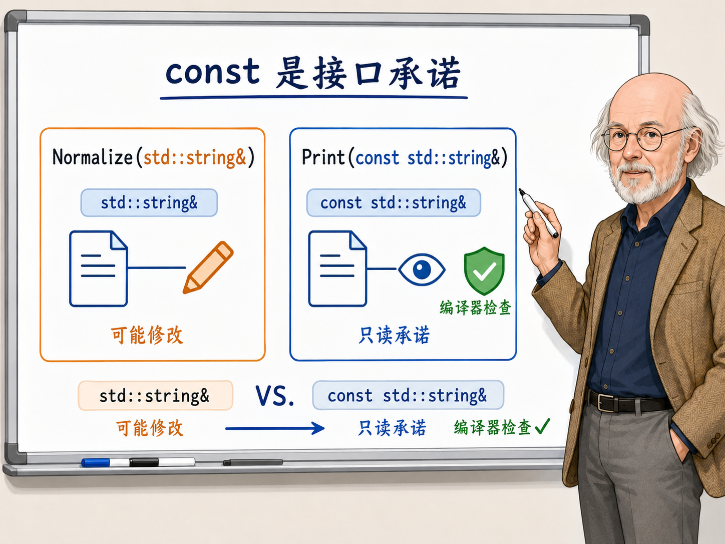 C++ 两个函数Normalize和Print的对比