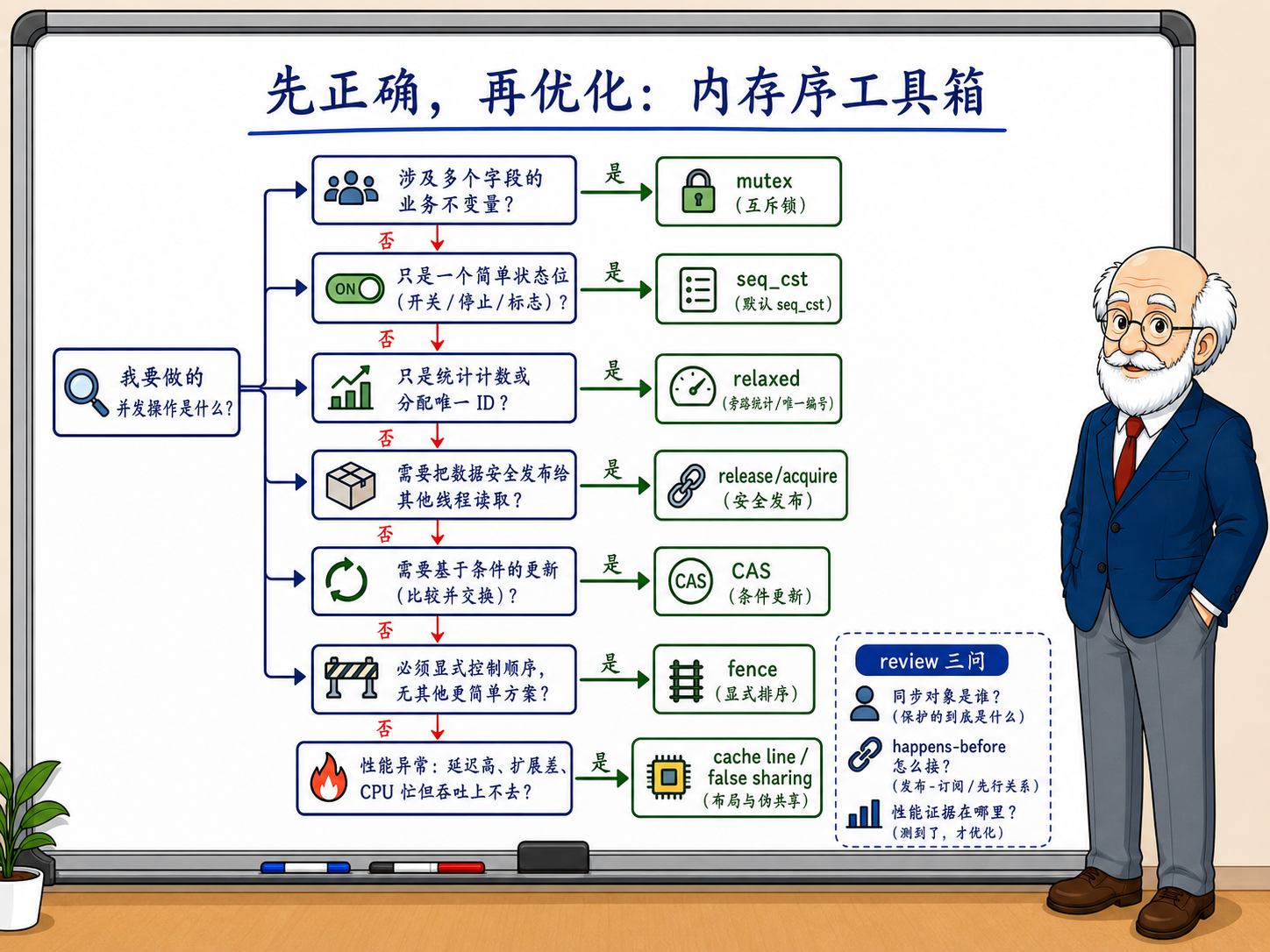 C++ 内存序工具箱的决策图