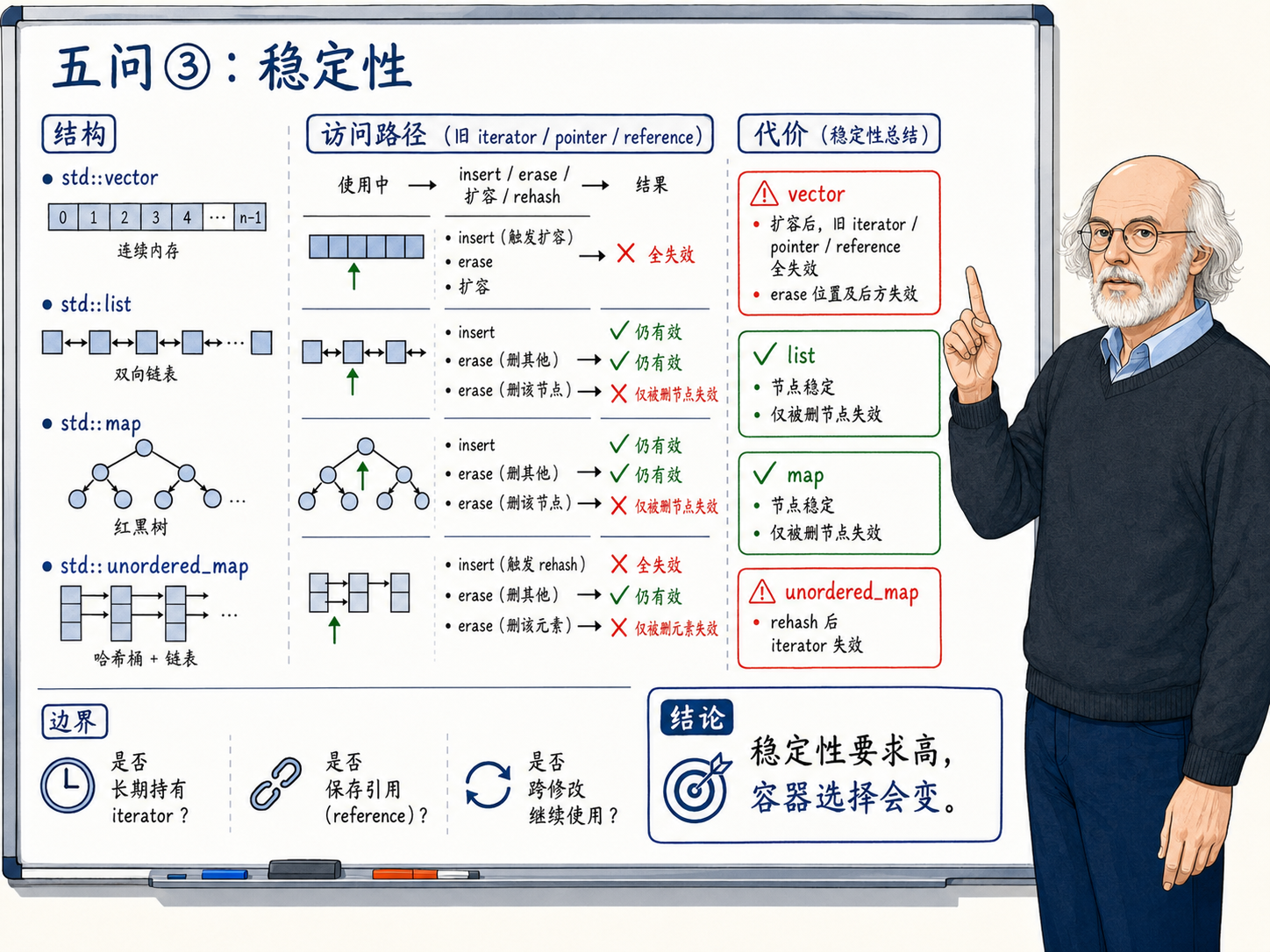 C++ 五问③：稳定性示意图