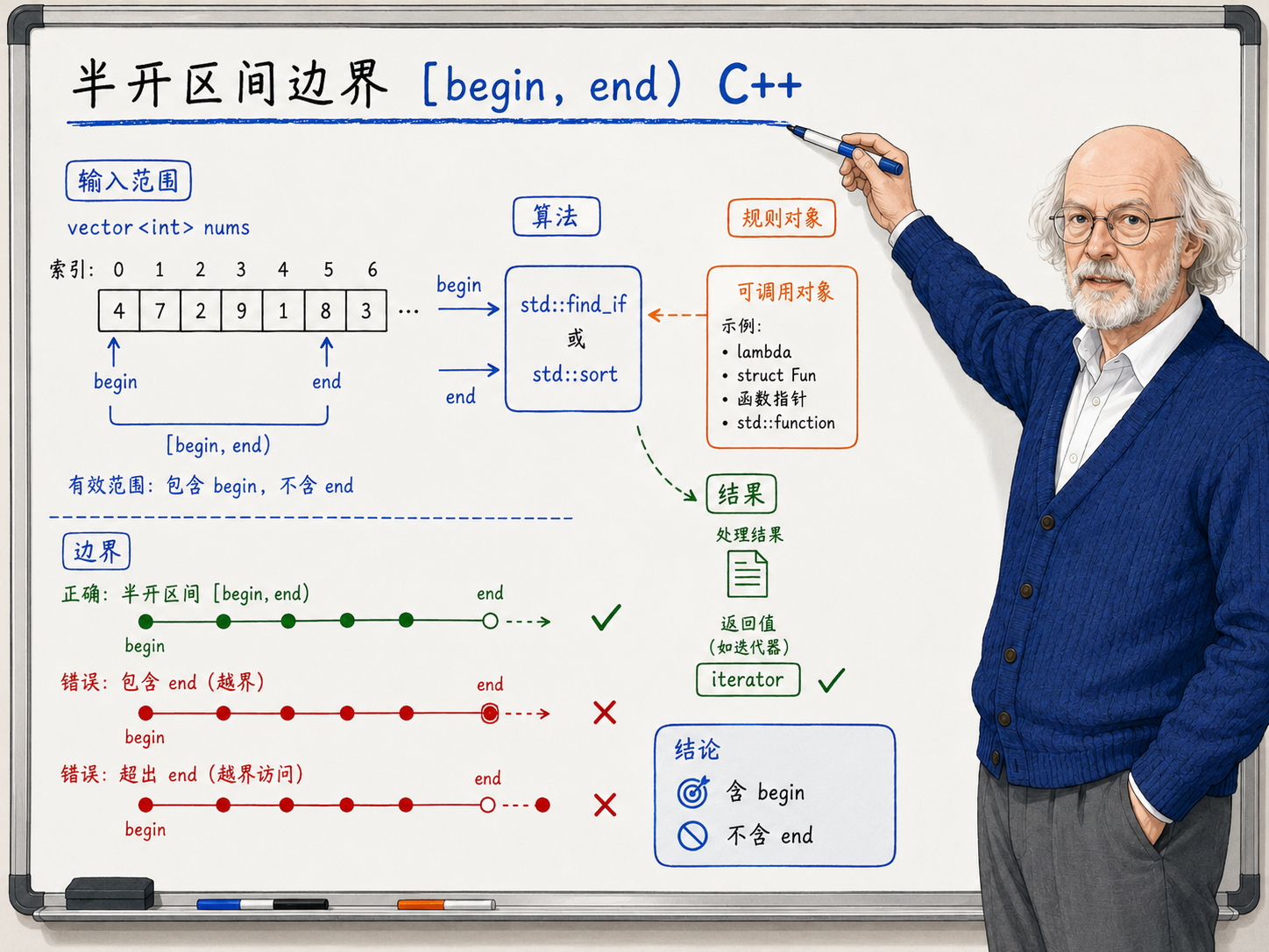 C++ 先看算法真正拿到什么示意图