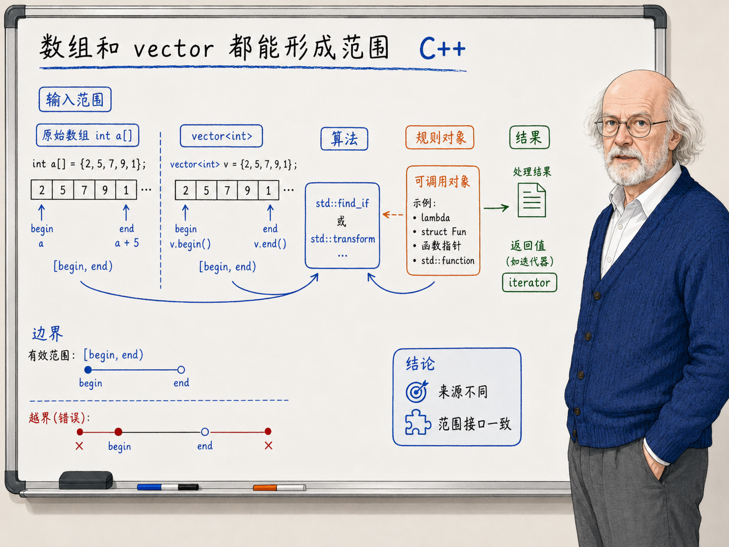 C++ 和前后章节的关系