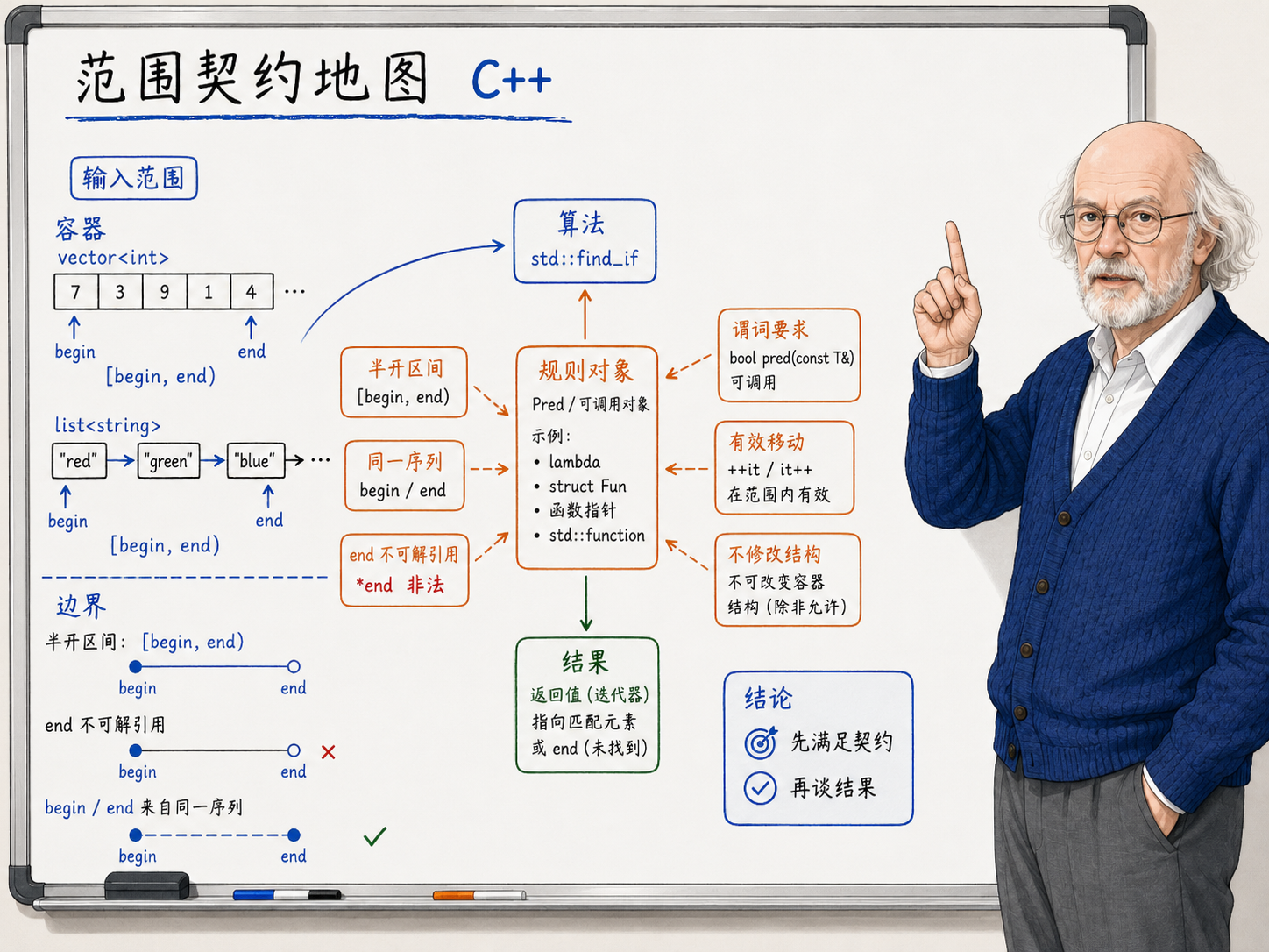 C++ 工程判断示意图