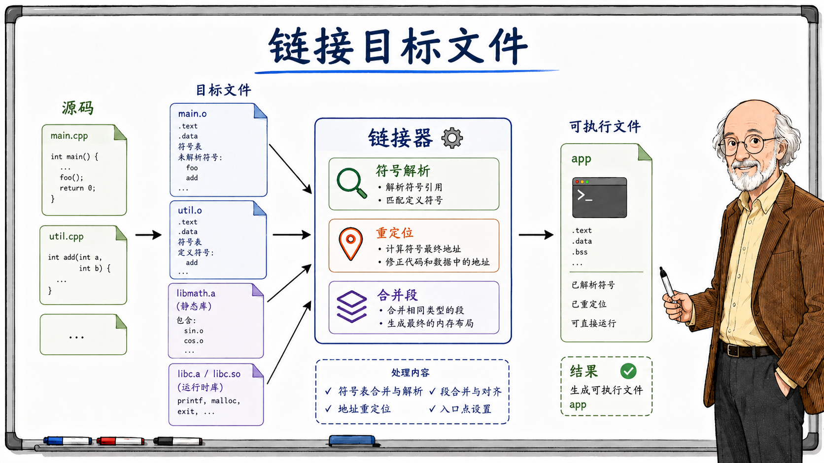 C++ clang++ 是总控程序，不是单一的编译器示意图