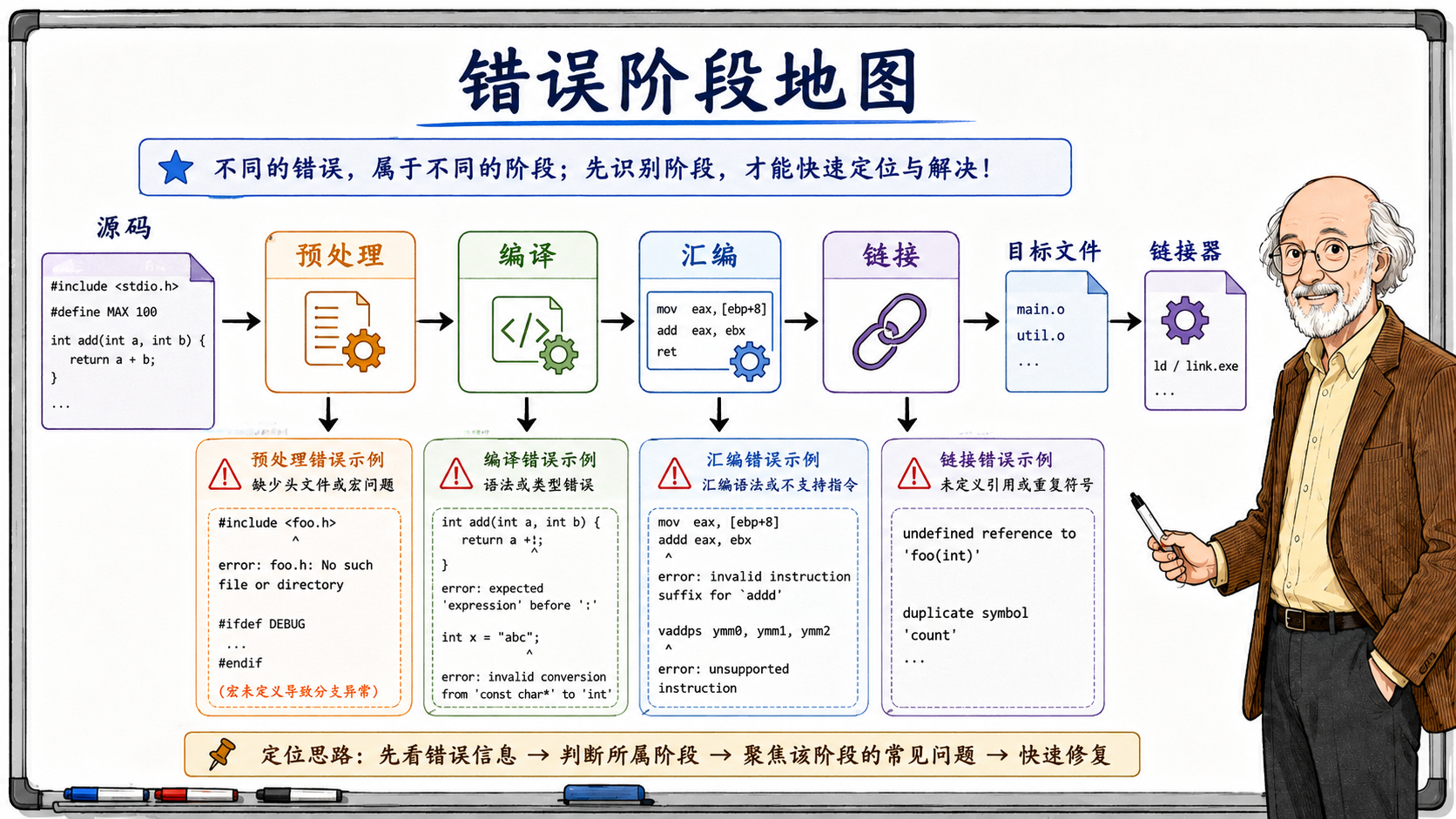 C++ 从流水线视角理解 C++ 构建示意图