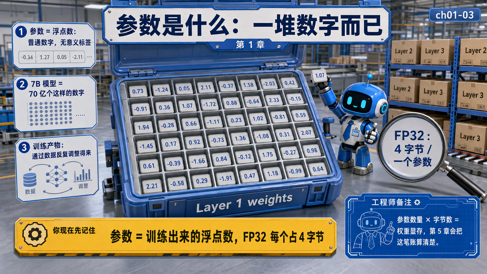 深度学习模型的参数权重