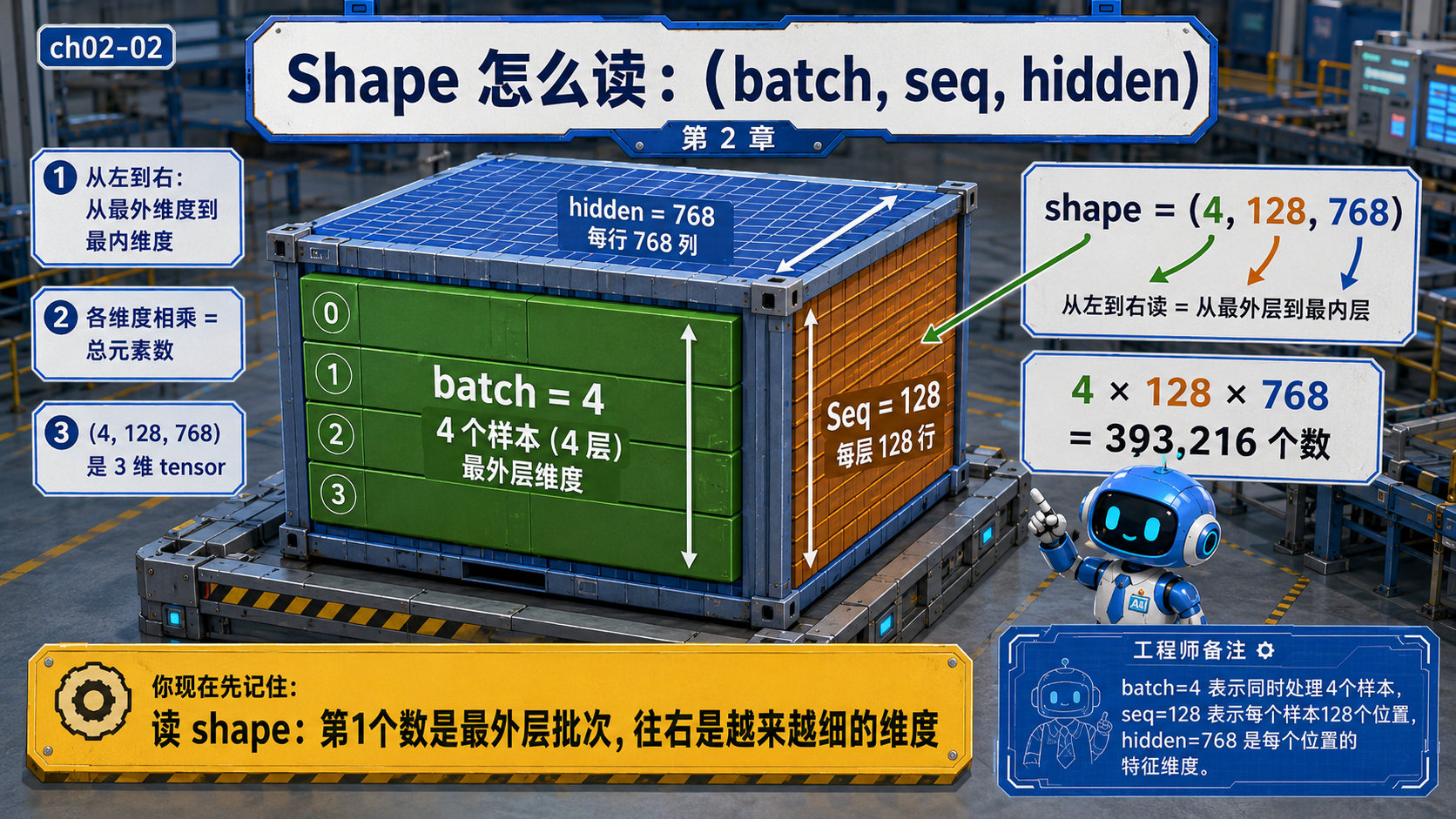 Tensor Shape 的 Batch、Seq 与 Hidden 维度