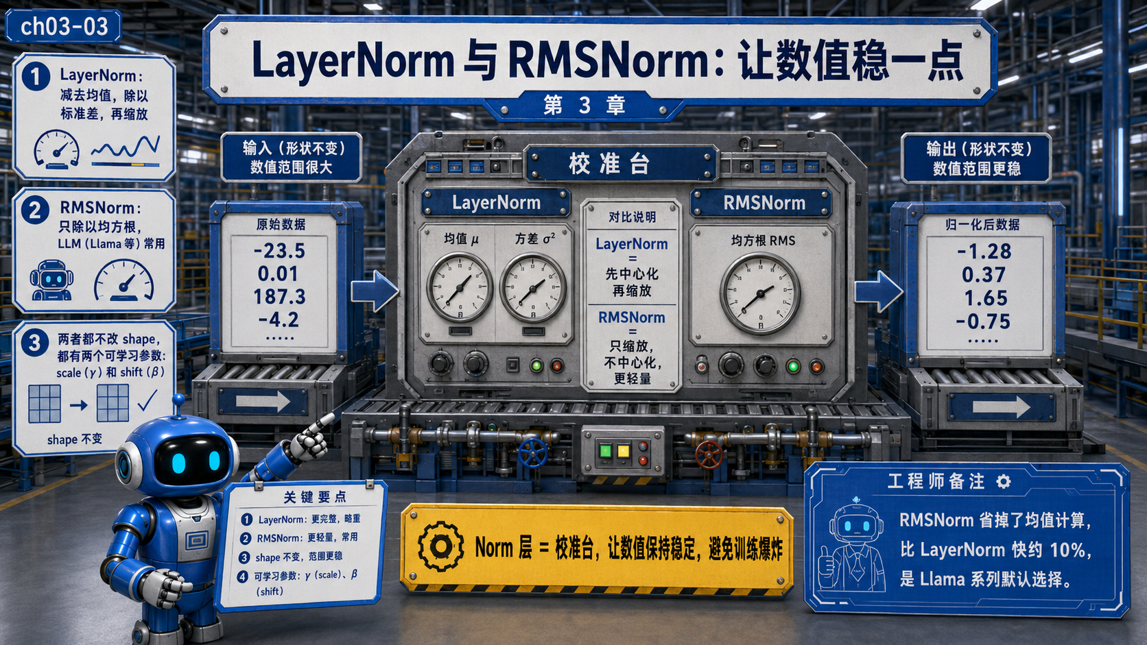 LayerNorm与RMSNorm的工作原理对比