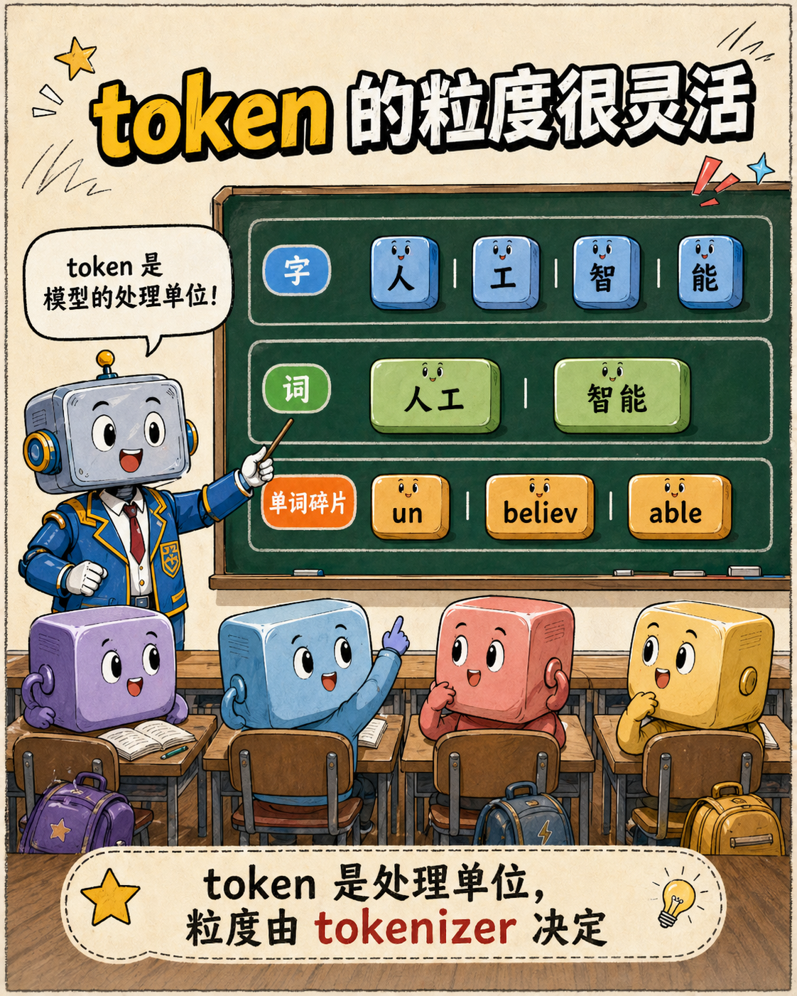 token的粒度很灵活示意图