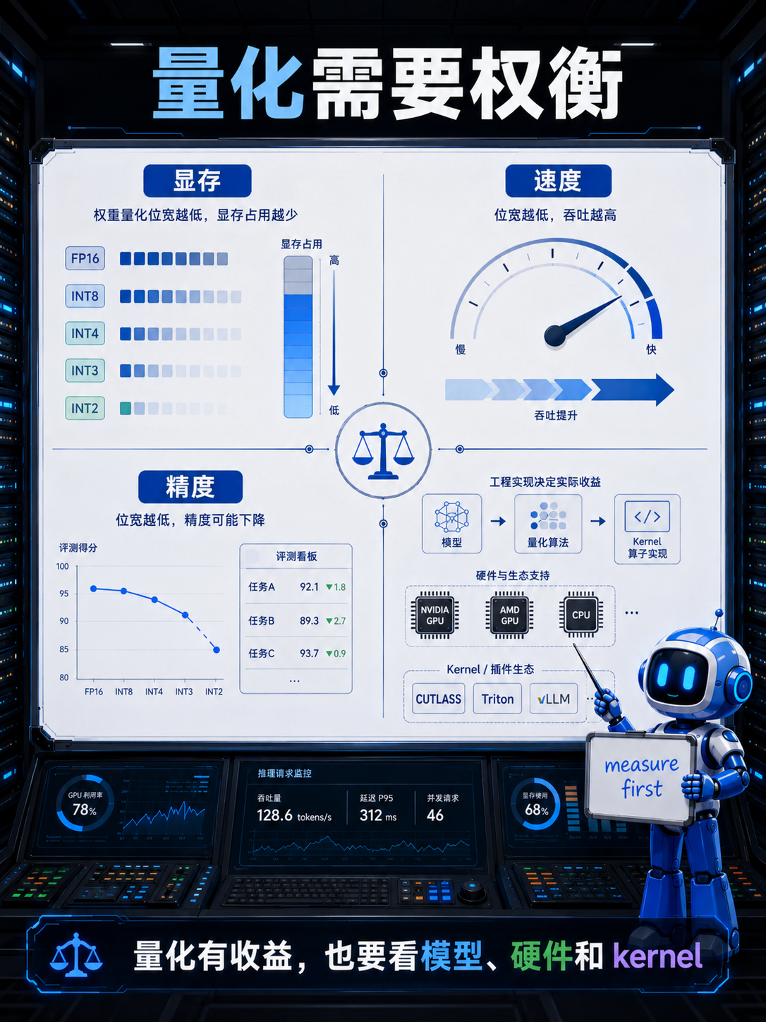 以量化需要权衡为主题示意图