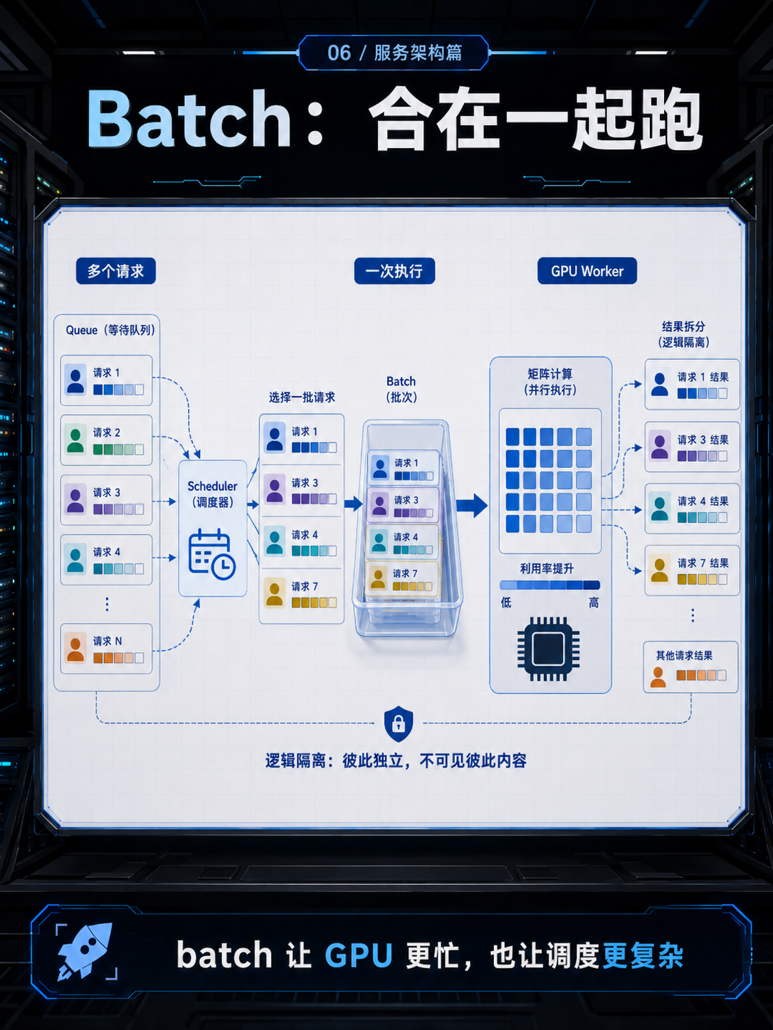 Batch(合在一起跑)的处理流程