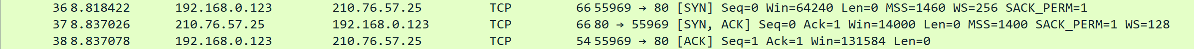 Wireshark 中的网络请求与数据包记录